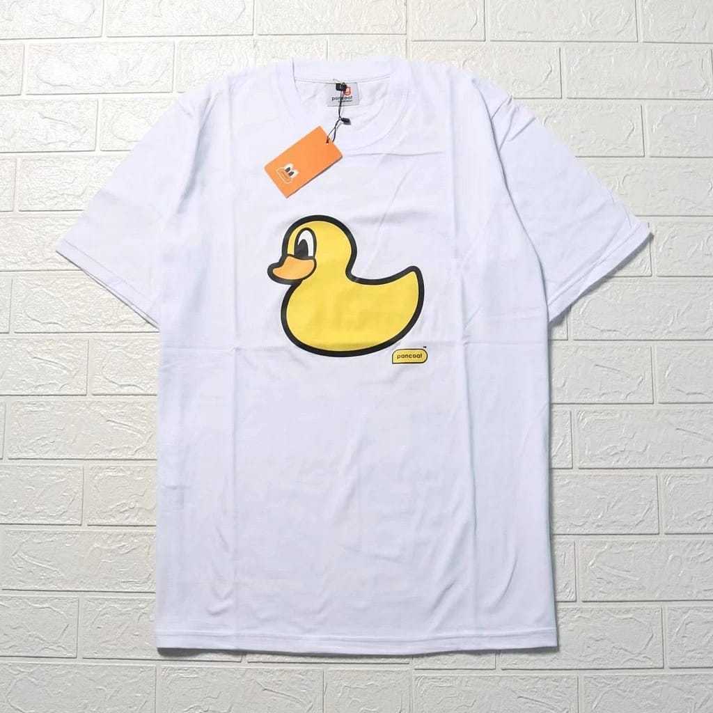 KAOS PANCOAT LOGO MIRROR ORIGINAL 1:1 - Kaos Pancoat putih bebek Catton Combet 30s S.M.L.XL - Kaos P