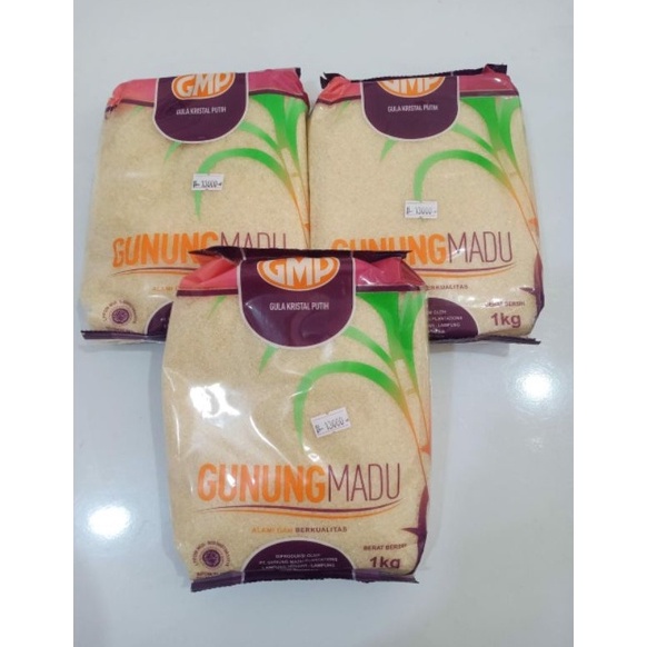 

New event GMP Gula Kristal Putih Gunung Madu 1kg