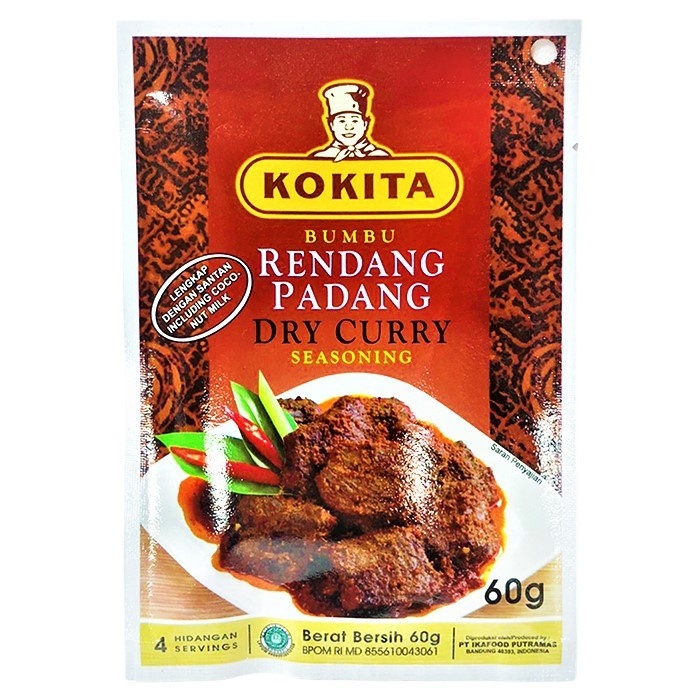 

KOKITA BUMUBU RENDANG PADANG DRY CURRY 60GR