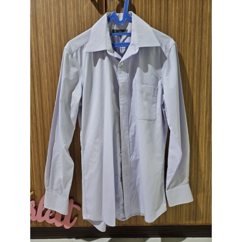 PRELOVED G2000 LIGHT PURPLE (LAVENDER COLOR) SHIRT MEN'S SIZE 15 LONG SLEEVES / KEMEJA PRIA LENGAN P
