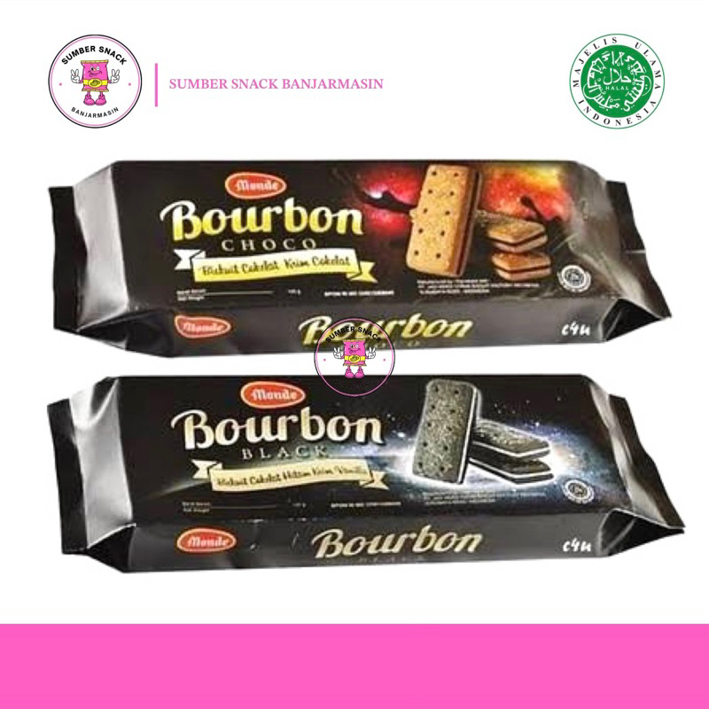 

Monde Bourbon Biskuit Cokelat (140g) (2 Varian Rasa)