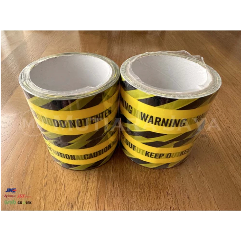 

RB Lakban Stiker Label Sticker Keep Out Caution Warning Do Not Enter