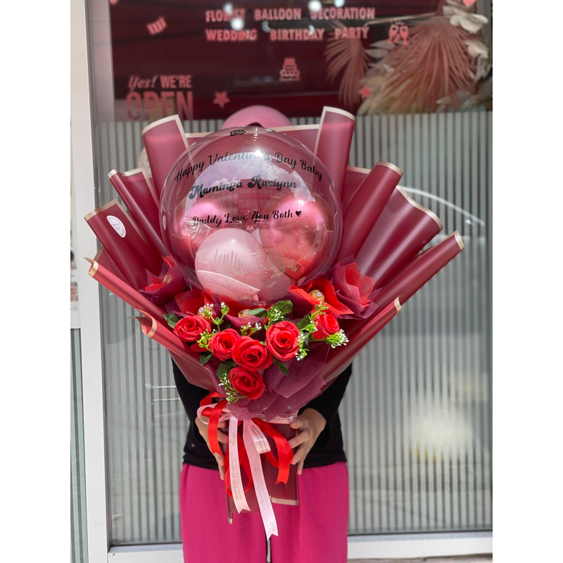 [READY JAKARTA 1HARI JADI] Buket Balon Balloon Bucket Balon Wisuda Snack Balloon Bucket Bunga Snack