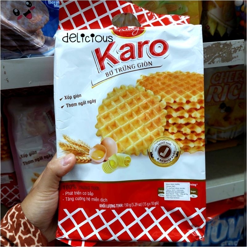 

Waffle Richy Karo 150g renyak enak premium halal