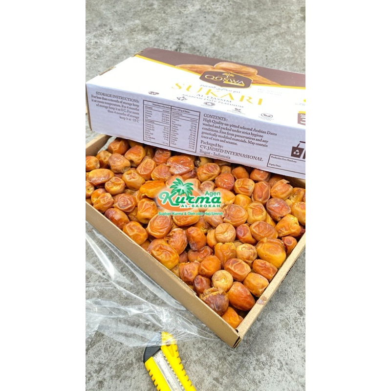 

Kurma sukari premium 3kg kemasan dus Exp 2025 | raja kurma 100% original quality | kurma grade a premium | kurma basah lembut | oleh-oleh haji dan umrah | kurma enak asli arab saudi | stok baru | king dates sukkari sukkary sukary raja |kurma sukari 3000gr