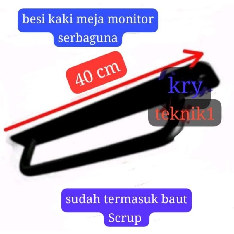 kaki meja monitor stand meja monitor kaki besi meja tatakan meja monitor