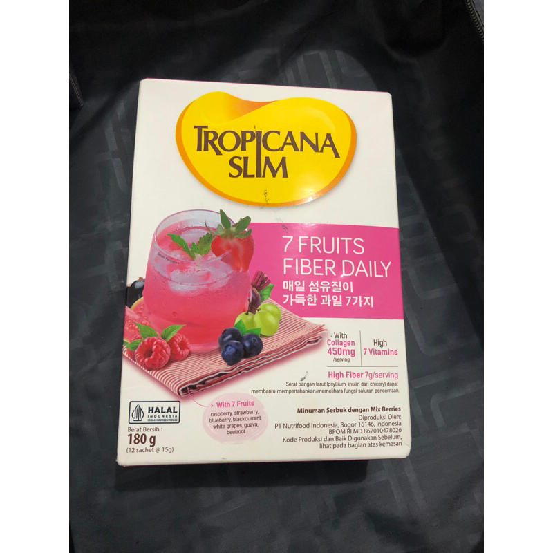 

Tropicana Slim 7 Fruits Fiber Daily Drink