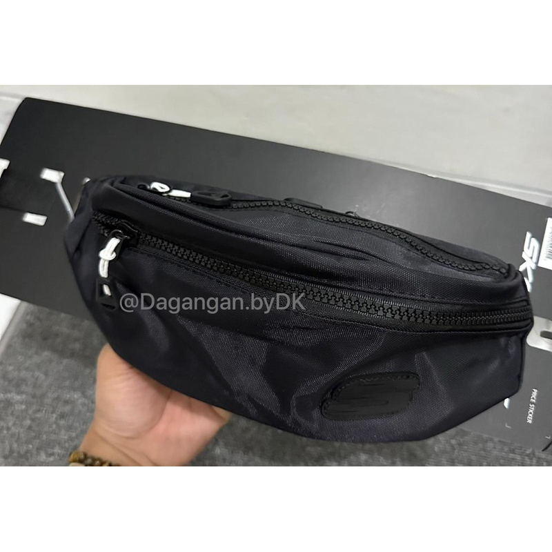 Tas Waistbag Skechers Original Barang Resmi 100% Full Hitam