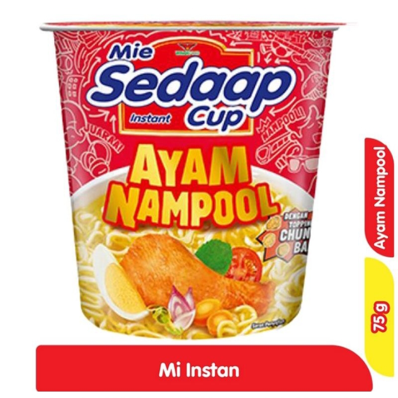 

Sedaap Mie Instant Ayam Nampool Cup 75 g