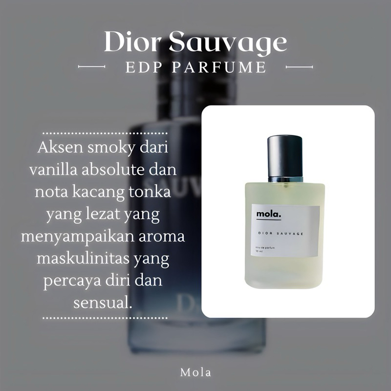 Mola Perfume - Inspired By Dior Sauvage Parfum Pria Eau De Parfum