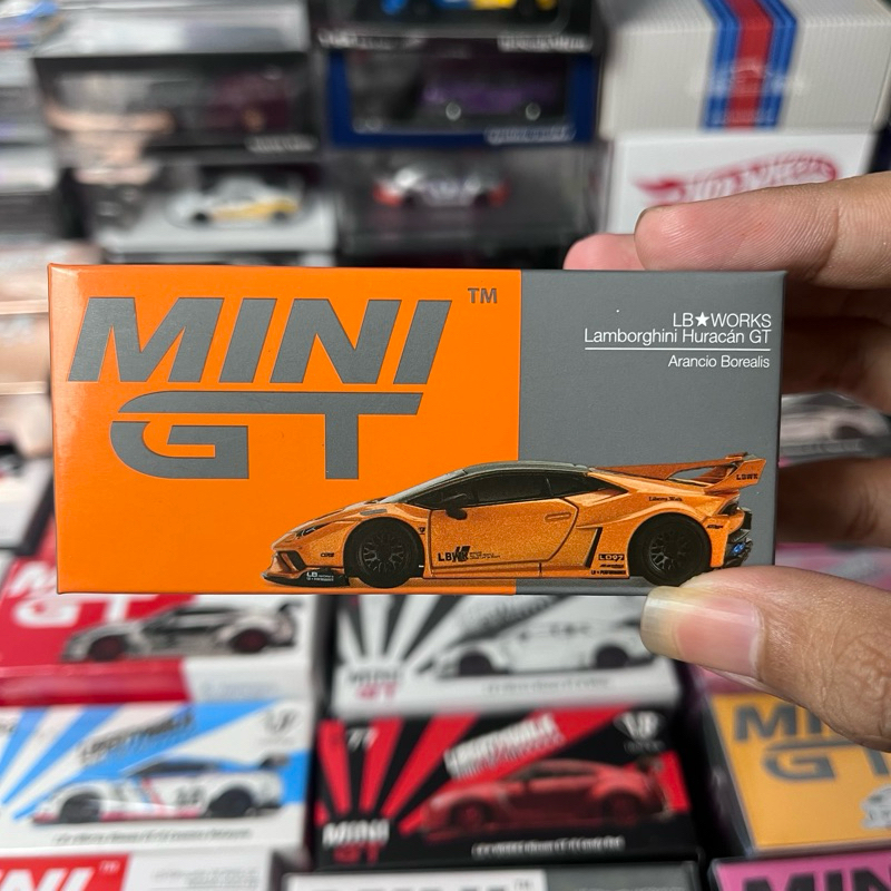MINI GT LB *WORKS Lamborghini Huracán GT Arancio Borealis LBWK Liberty walk