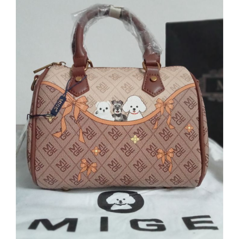 FO Bags Tas Speedy MIGE by PRAHA PRHA Anjing Anabul Tas Wanita Bepergian Kerja Jalan kd 130