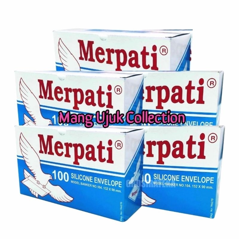 

5 BOX AMPLOP MERPATI NO.104 - 152 × 90 mm