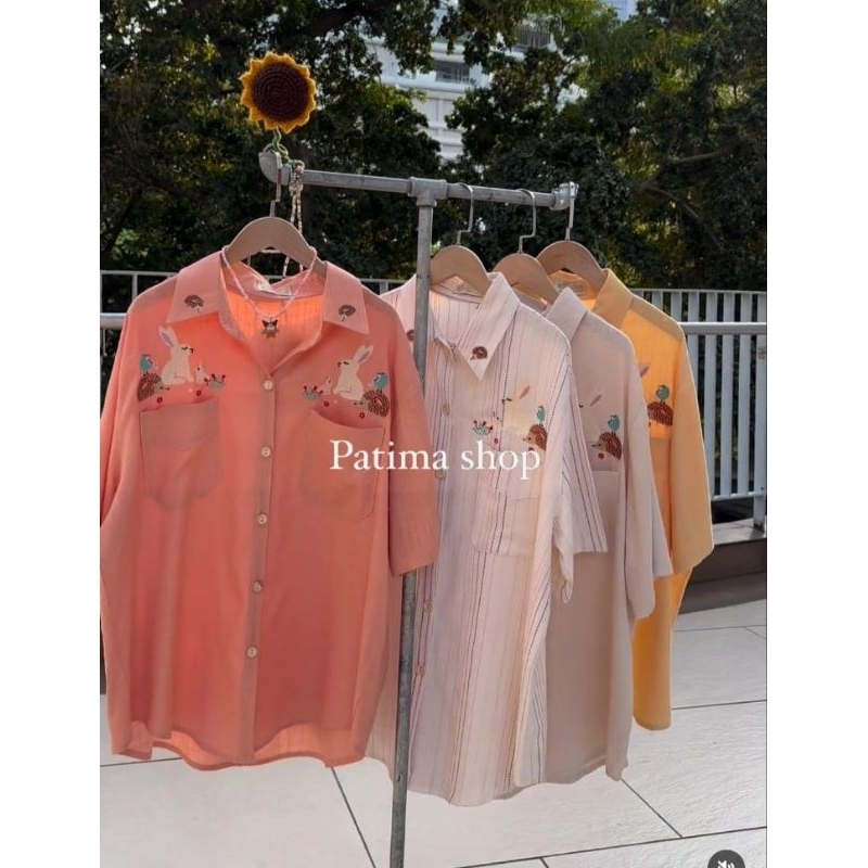 Patima Oversize Linen Blouse