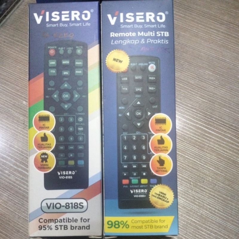 REMOTE STB Serbaguna Cocok Untuk STB LUBY/NOISE/WELLHOME/ADVANCE/PIOLINE/NAGOYA/SANEX DLL