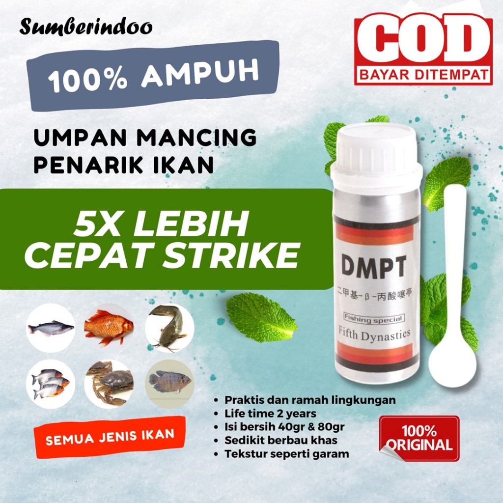 Original DMPT umpan pancing bubuk essen essence stimulant mancing untuk penarik segala jenis ikan