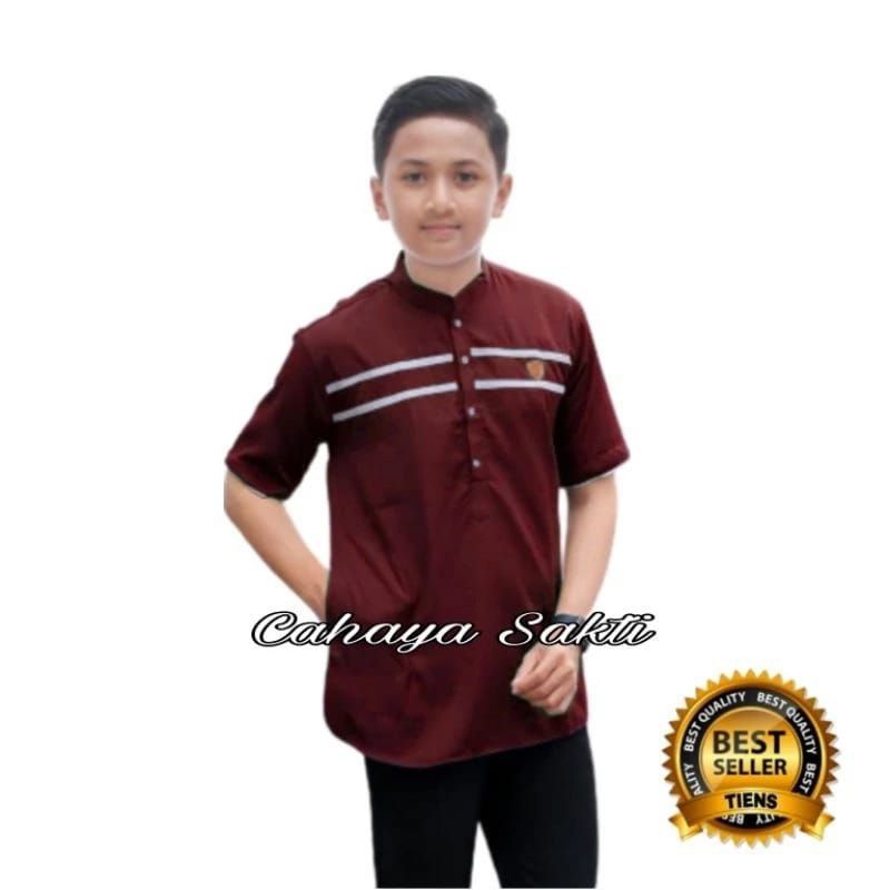 baju koko anak tanggungan lengan pendek/koko kurta anak laki laki