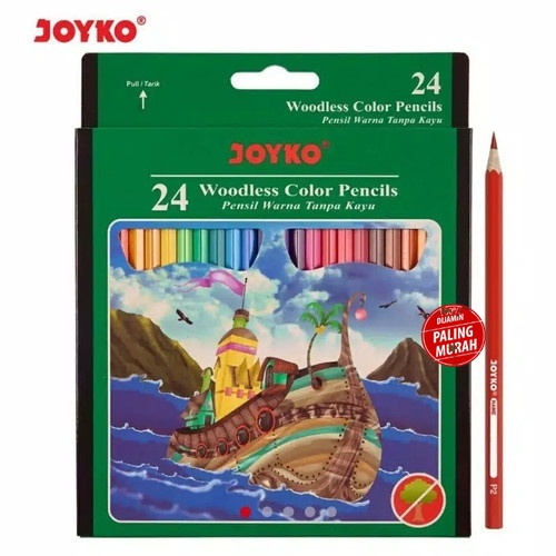 

Joyko Pensil Warna 24 Warna Panjang CP-104 Untuk Mewarnai