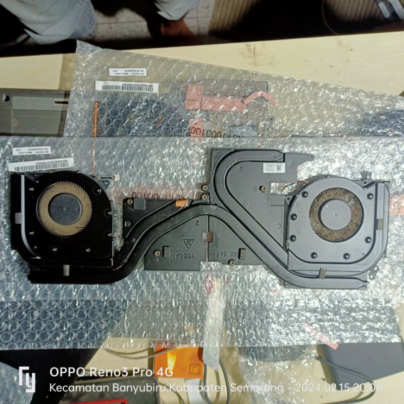 HEATSINK LAPTOP Lenovo Legion 5-15ARH05H 5P-15ARH05H ORIGINAL CABUTAN
