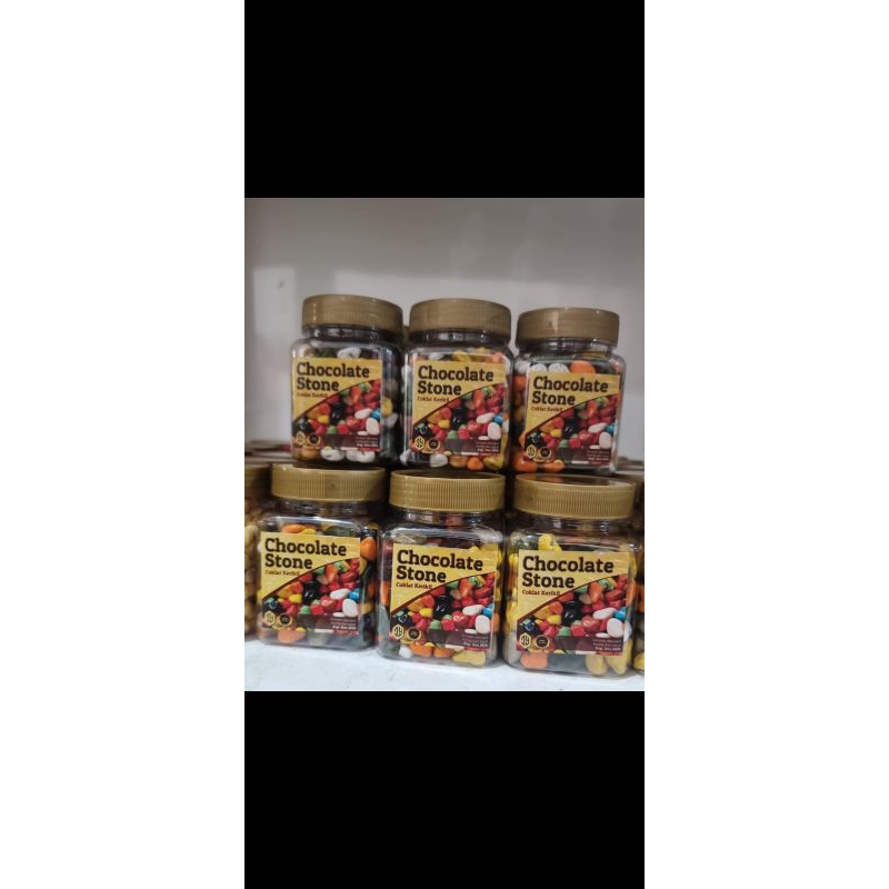 

coklat kerikil toples