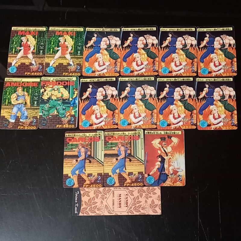Kartu Koleksi Mainan Anak Jadul Street Fighter 2