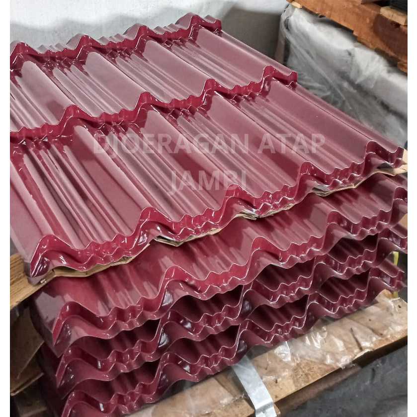 Atap Genteng Metal Permata 2x4 Maron Sakura Roof