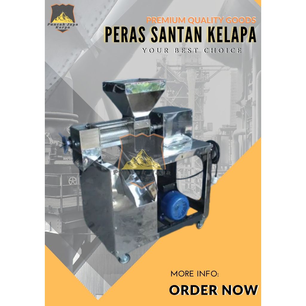 Mesin Peras Santan - Pemeras Santan - Peras Kelapa