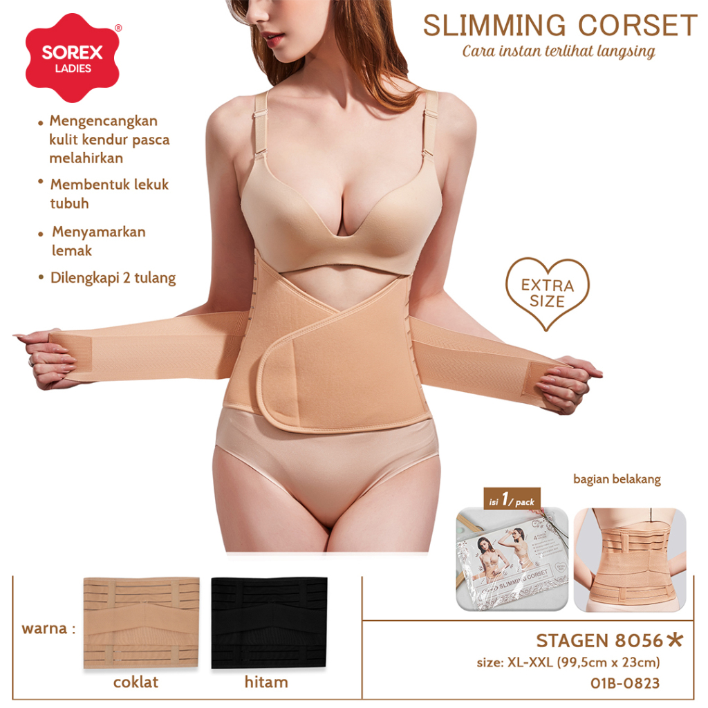 Sorex Slimming Corset Stagen 8056 Extra size Stagen