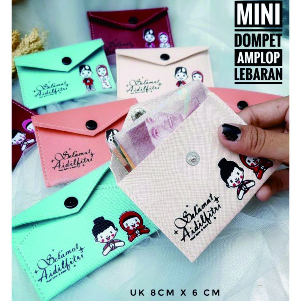 

DOMPET MINI AMPLOP LEBARAN / IMLEK NATAL PER PACK ISI 12 PCS