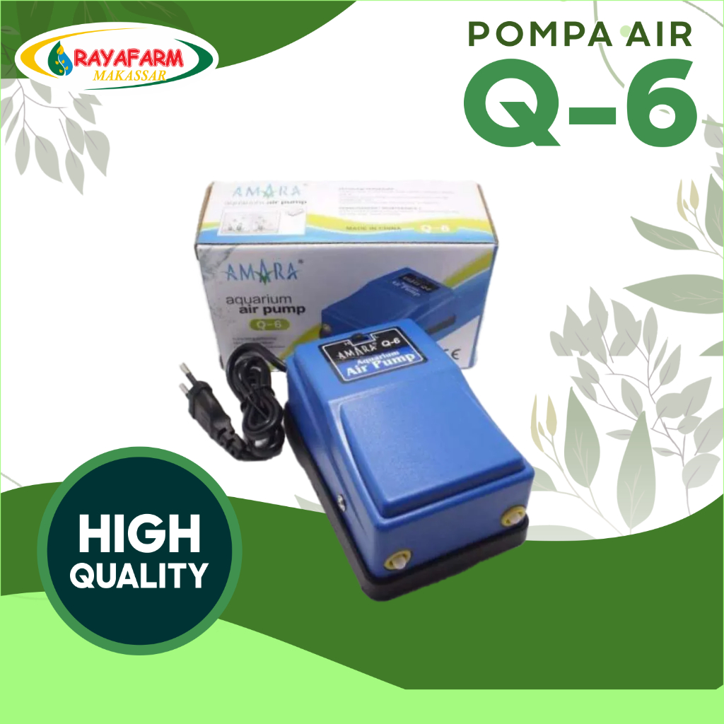 Pompa Aquarium Aerator / Air Pump Q6 Q-6 - Amara