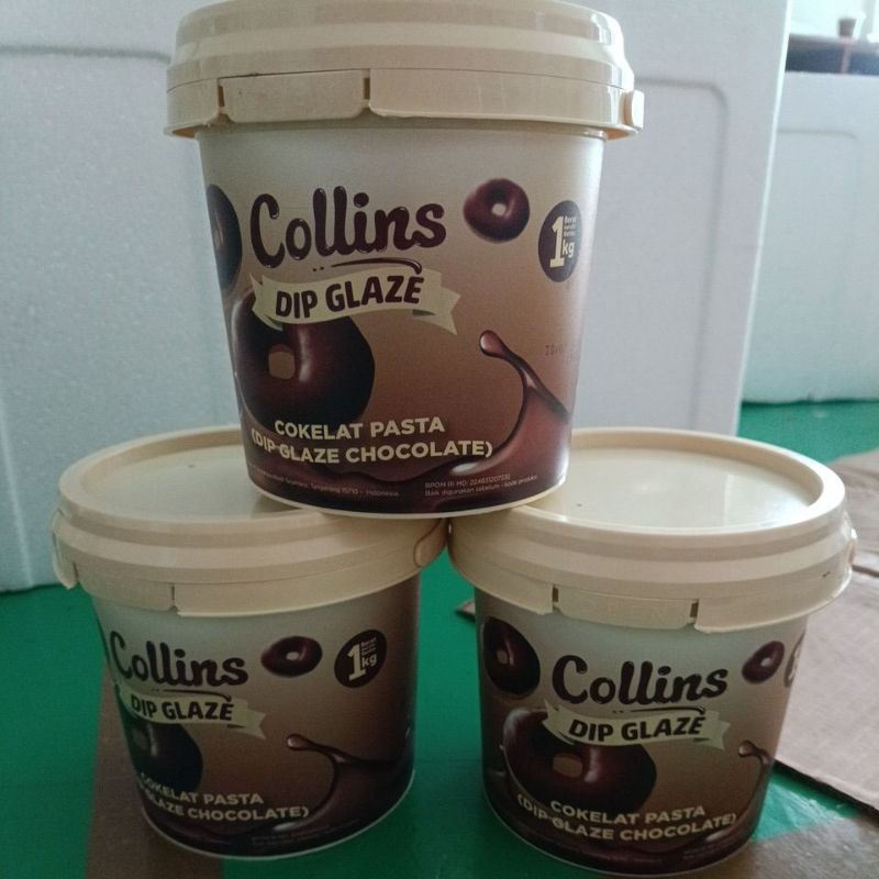 

Collins dip glaze rasa coklat 1 kg