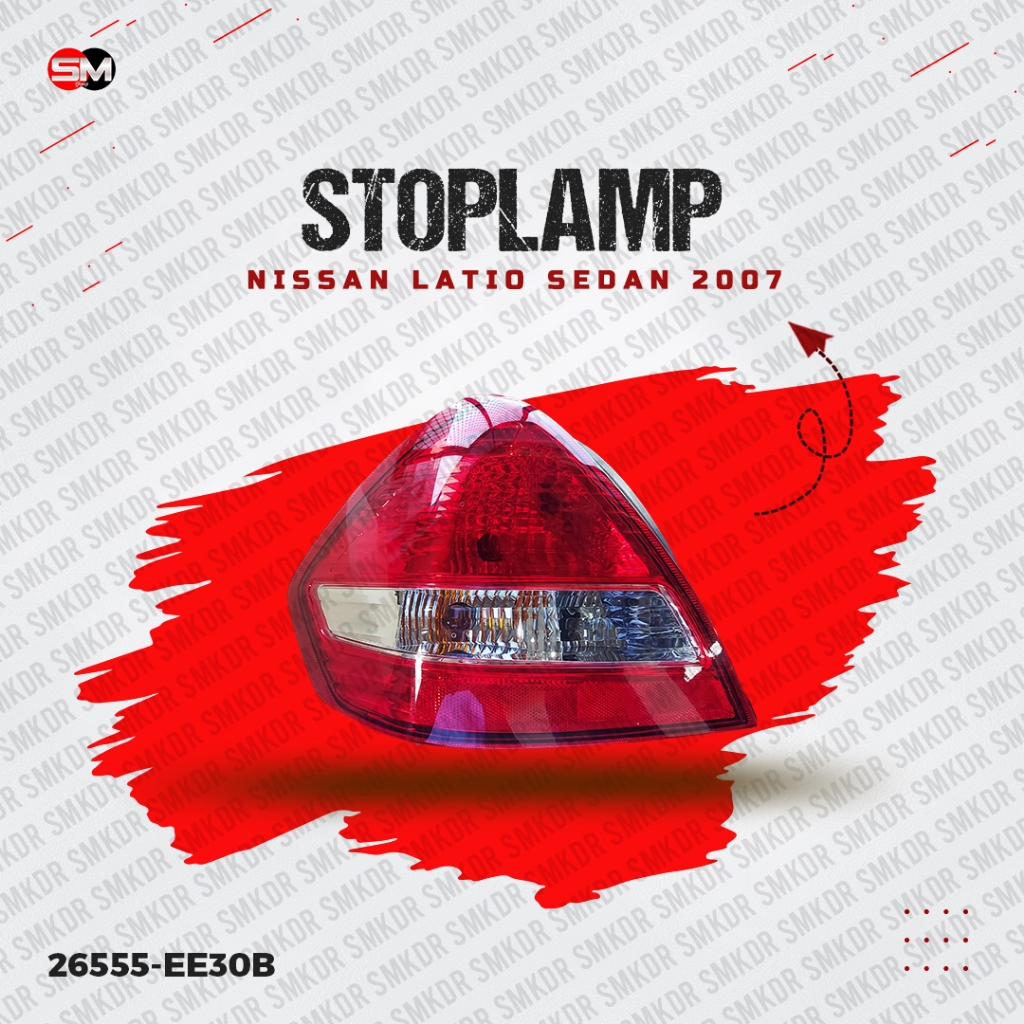 STOPLAMP LAMPU BELAKANG GENUINE "NISSAN LATIO SEDAN 2007"