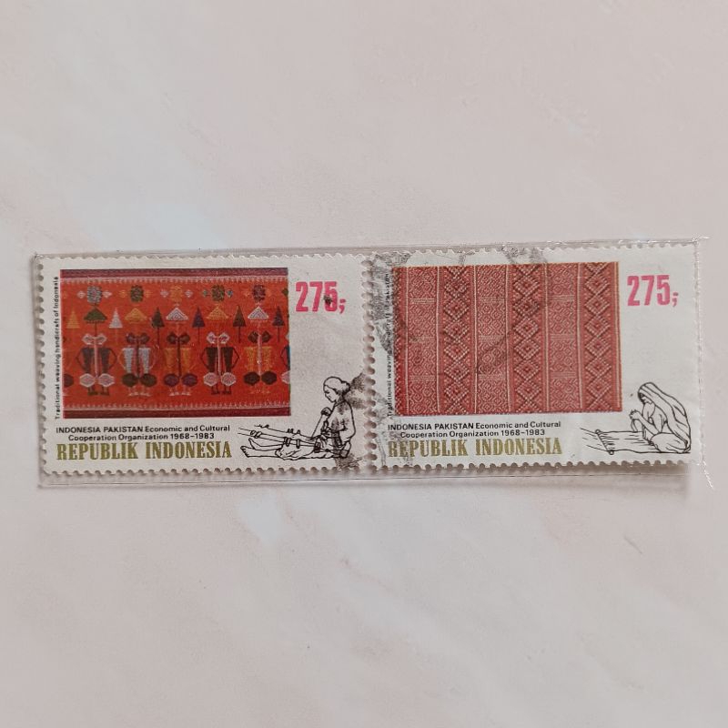 

(AC) Perangko Indonesia 1983 Indonesia Pakistan Economic Cultural Cooperation Set Lengkap 2 pcs Used