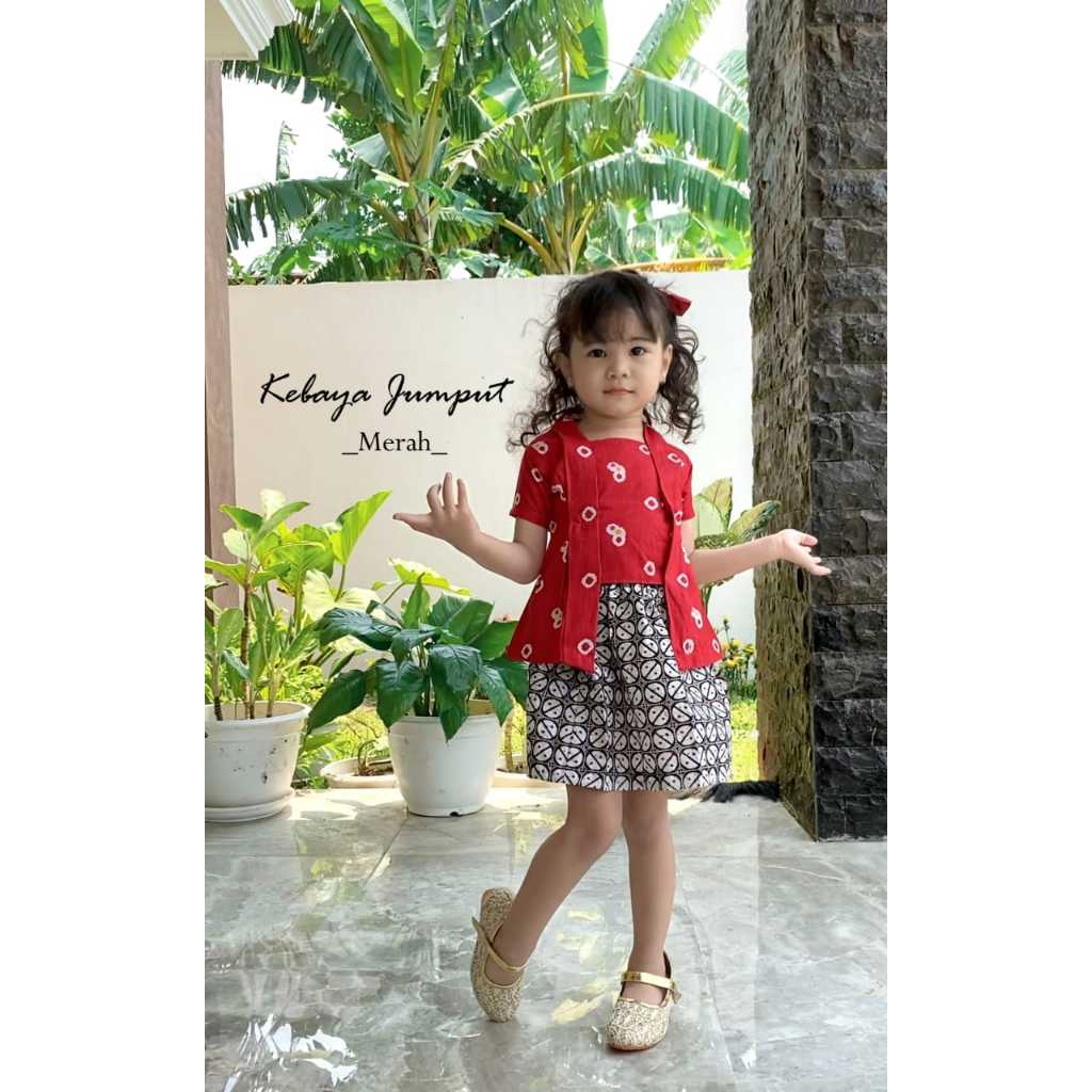 Kebaya Jumputan/Kebaya Batik Jumput/Kebaya Motif Jumputan/Kebaya Wanita/Kebaya Sekolah/Kebaya Karnav