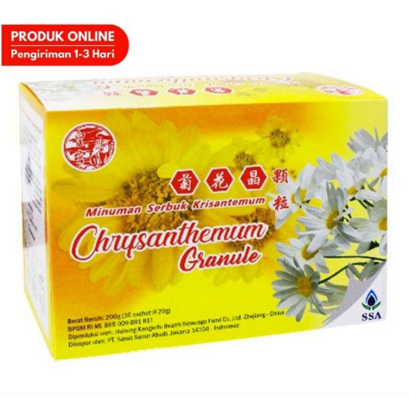 

Huang Gong Minuman Serbuk Chrysanthemum Granule 10 x 20 g