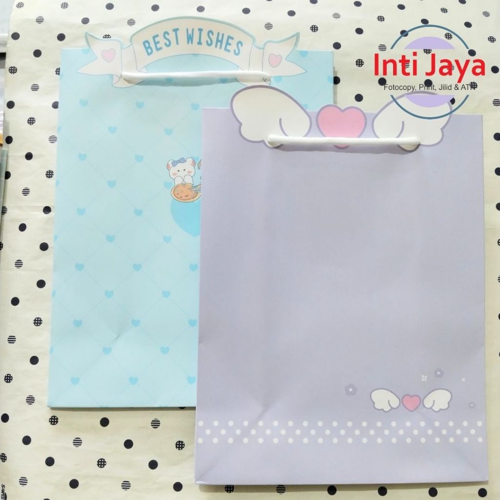 

Paper Bag/ Goodie Bag/ Tas Belanja Kertas Motif