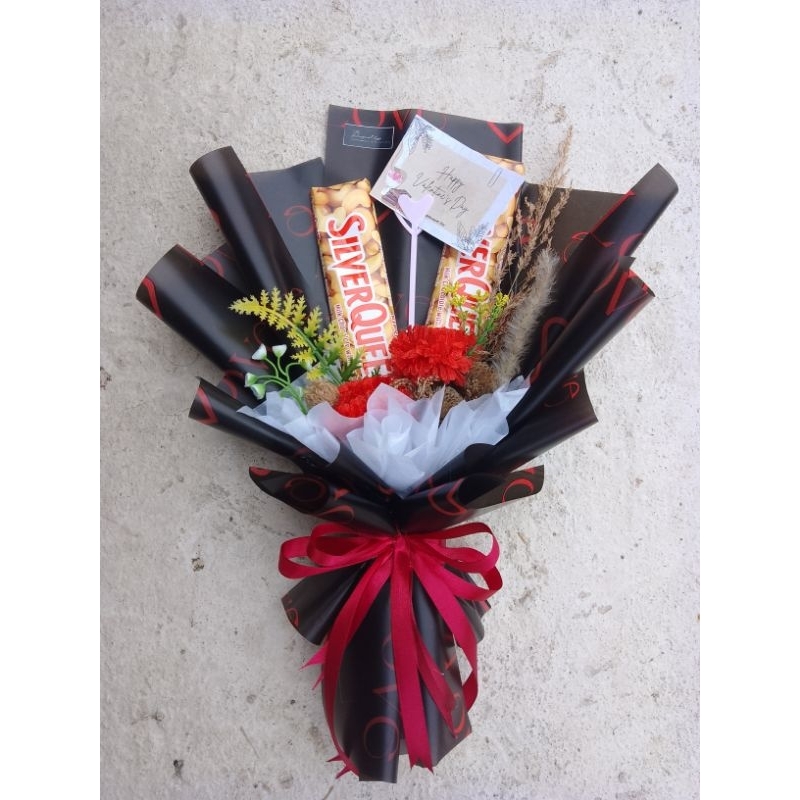 

BUKET COKLAT VALENTINE/BUKET UNTUK PACAR/BUKET SILVERQUEEN