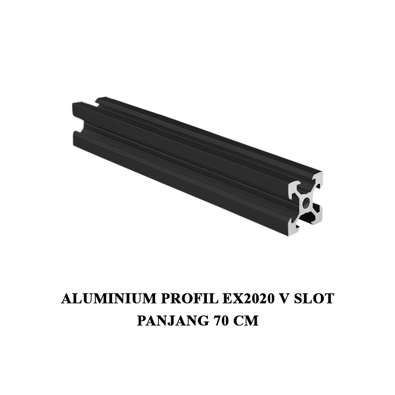 EELIC ALM-EX2020VS Panjang 70cm Aluminium pofile exstrusion Vslot 2020 CNC 3D PRINTER