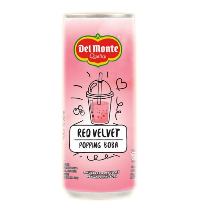 

Del Monte Boba Red Velvet 240 ml