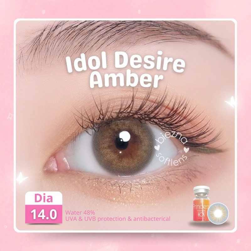 BIEZNA Softlens Desire Amber | Normal s/d Minus Tinggi -9.50