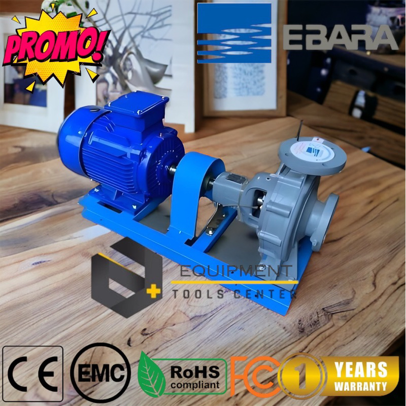 Pompa Sentrifugal EBARA 100x80 FSH 4KW 5,5HP 380V Centrifugal Pump