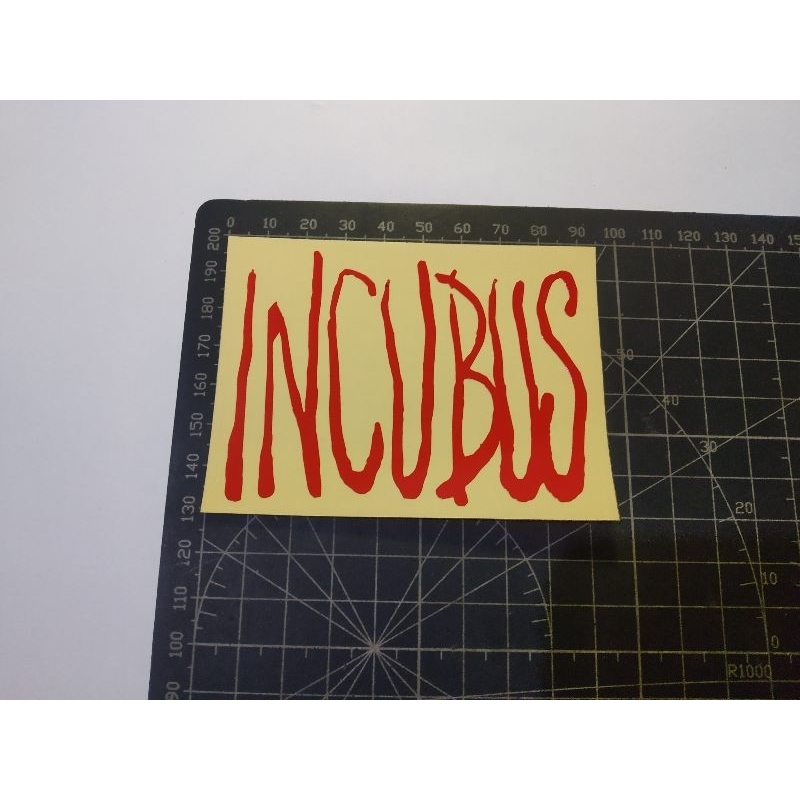 

cutting stiker incubus