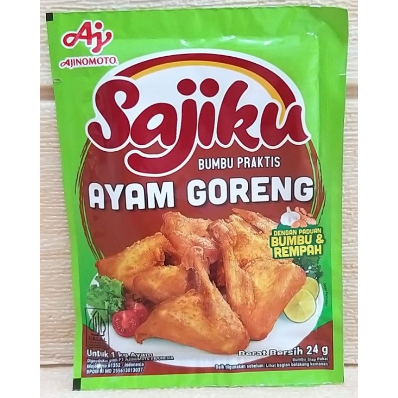 

Sajiku Ayam Goreng 24gr / Bumbu Ayam Goreng Sajiku / Bumbu Instan
