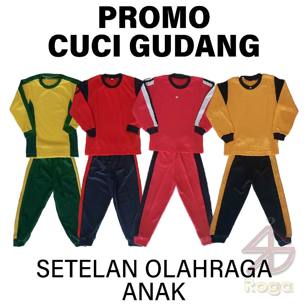 Obral Setelan Baju Olahraga Anak TK PAUD Seragam Olahraga Sekolah TK Baju Seragam Olahraga TK