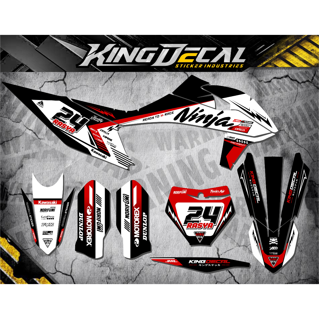 DECAL KTM 250 2015-2017/KTM SIXDAY/KTM 85 DESAIN COSTUME