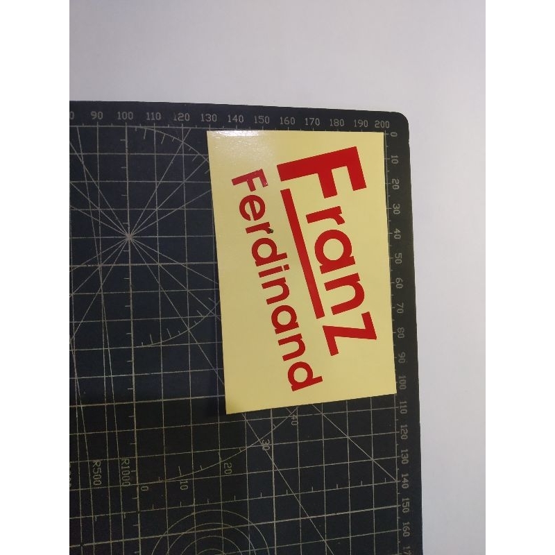 

cutting stiker Franz ferdinand