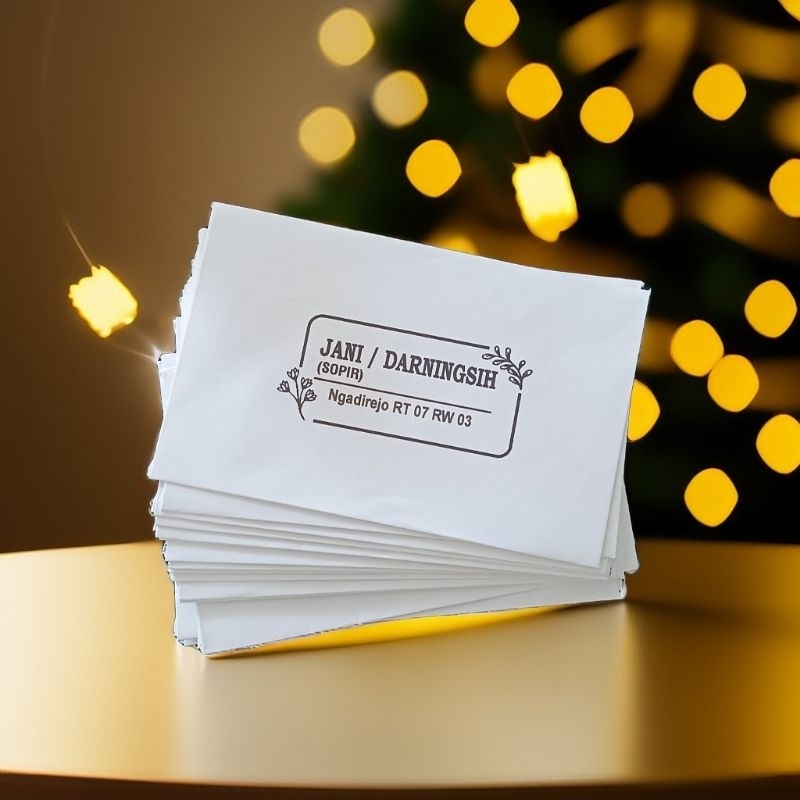 

Amplop Kondangan uk.11cmx7cm isi 50pcs- 1pack 1 nama & alamat