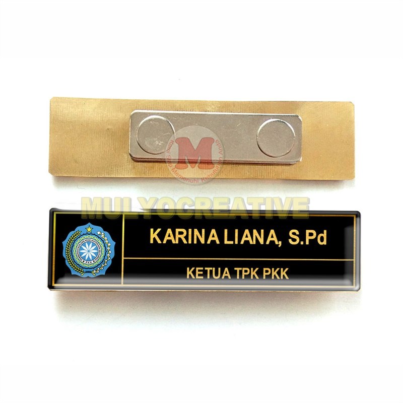 

PAPAN NAMA DADA PKK NAMETAG - NAME TAG CUSTOM LOGO PKK