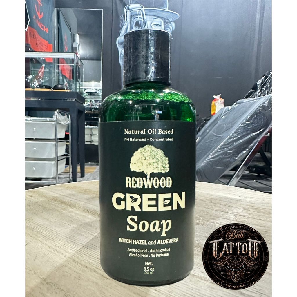 Redwood Sabun tato, REDWOOD Greensoap For Tattoo 8,5oz