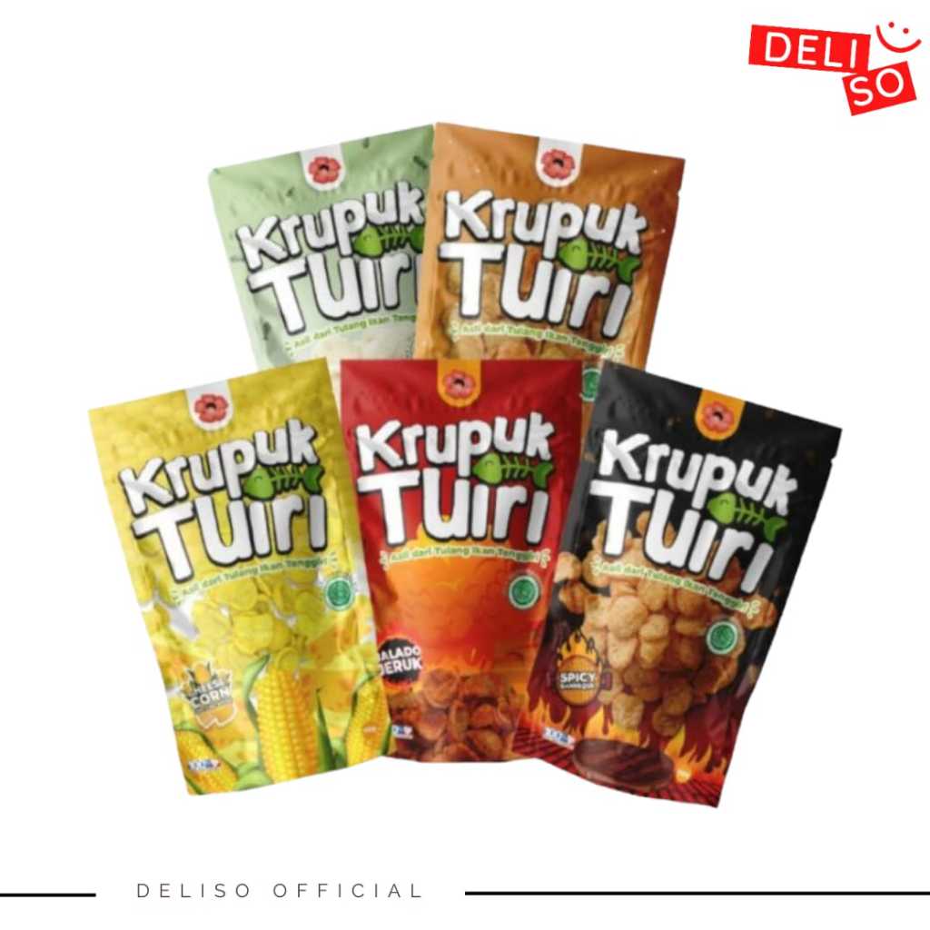 

Tuiri Krupuk Kalsium Tulang Ikan Tengiri 70gr Kerupuk Sehat 1thn+